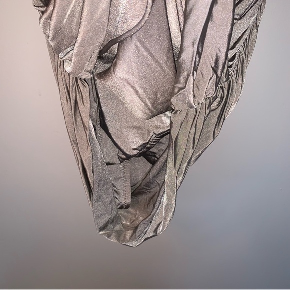 J. Crew Tan Asymmetrical One-Shoulder Bodycon Swim 10 - Picture 6 of 8